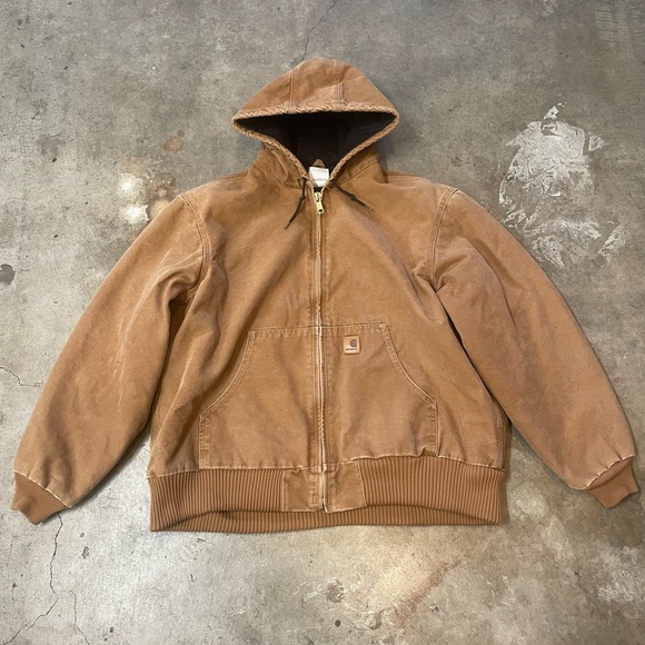 Carhartt Other - Carhartt J130 BRN Hooded Work Jacket